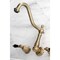 Kingston Brass KS1023PKL Wall Mount Roman Tub Faucet, Antique Brass KS1023PKL - alternate 3